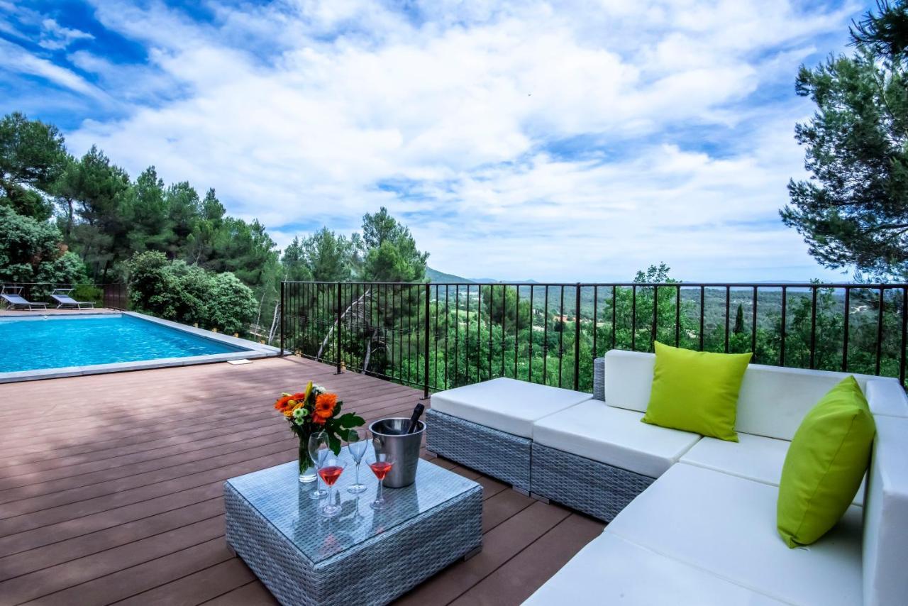 Villa Lumineuse Avec Piscine Clim 1Ere Etage Vue Panoramique Sur Les Montagnes Sur Le Site De La Sainte-Victoire 勒图鲁内 外观 照片