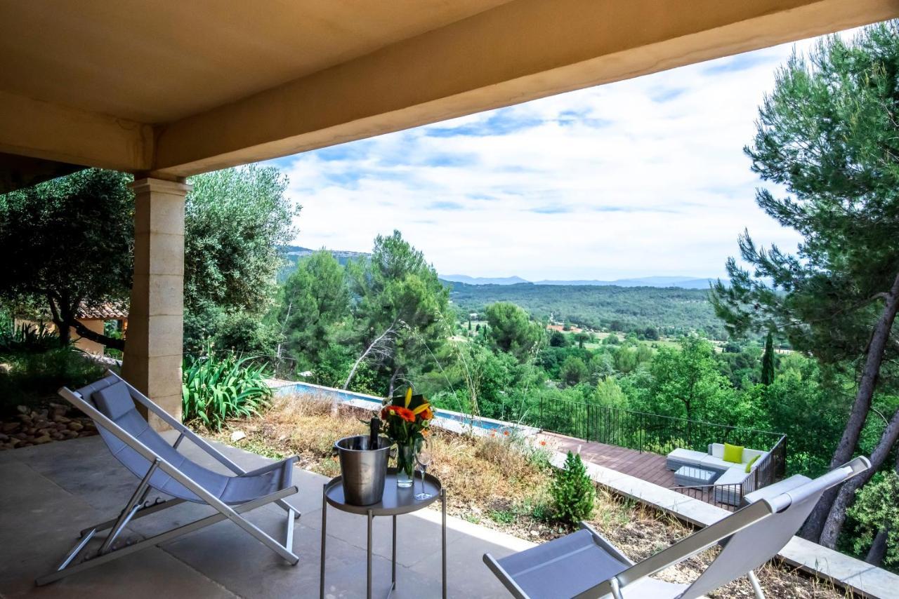 Villa Lumineuse Avec Piscine Clim 1Ere Etage Vue Panoramique Sur Les Montagnes Sur Le Site De La Sainte-Victoire 勒图鲁内 外观 照片